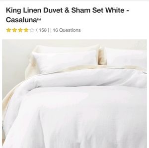 Casaluna King size 3 piece Duvet cover set
